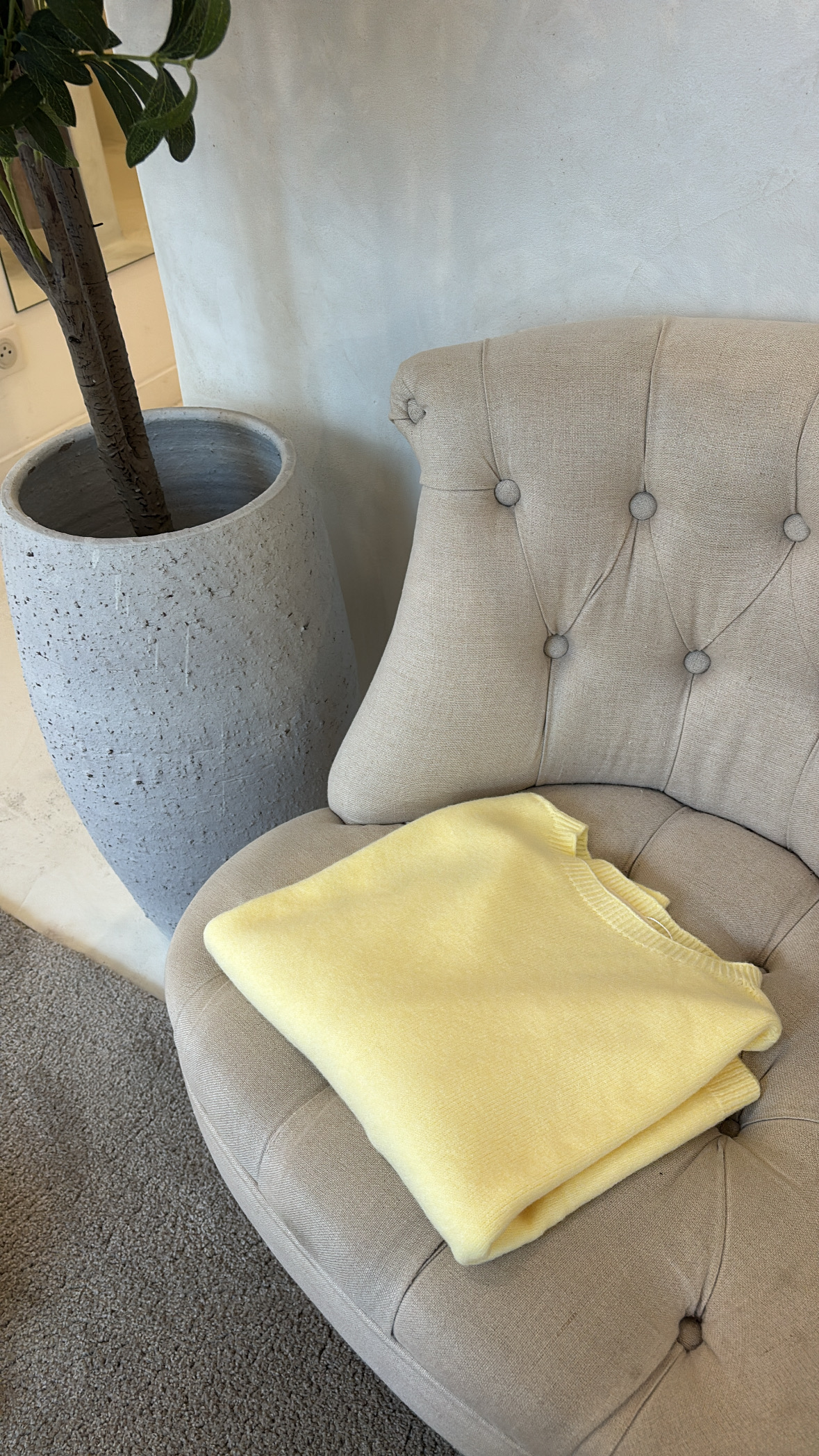 Pulls col rond toucher cachemire ( plusieurs coloris) — vue 8