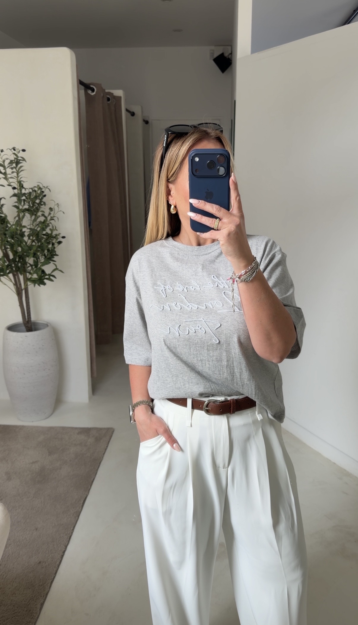 T-shirt gris « The love of london town »