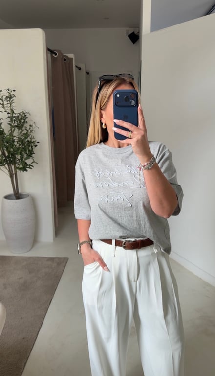 T-shirt gris « The love of london town »