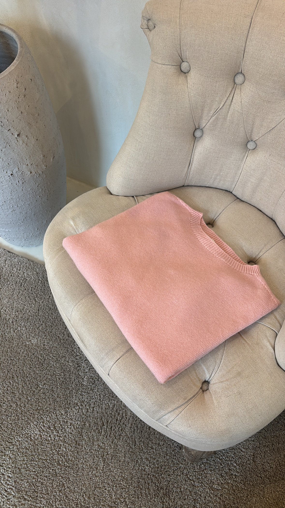 Pull col rond toucher cachemire — vue 14