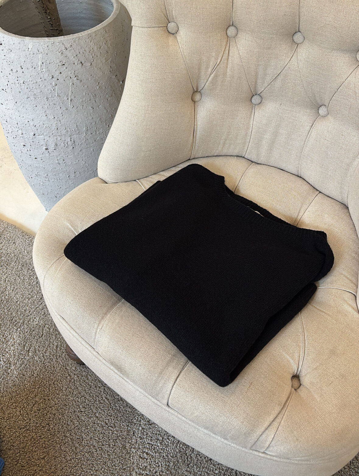 Pulls col rond toucher cachemire ( plusieurs coloris) — vue 10