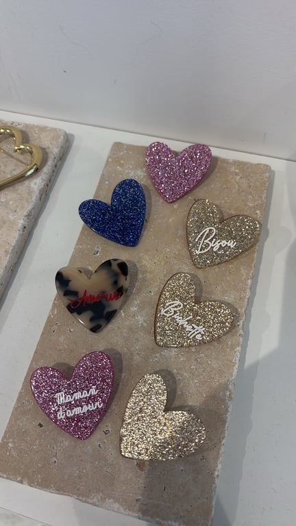 Broches cœurs