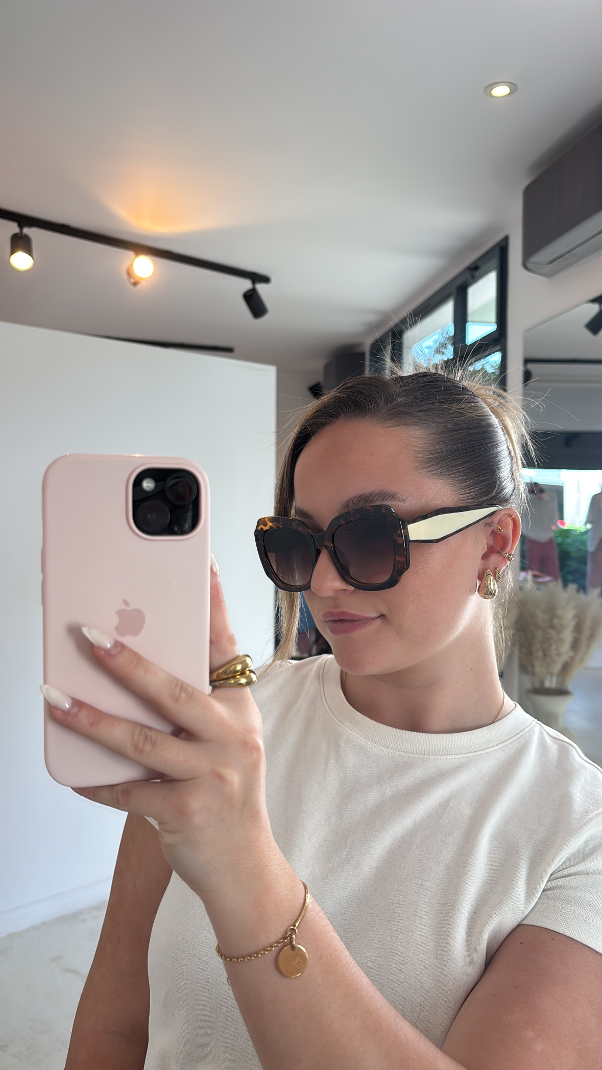 Lunettes de soleil épaisses léopard — vue 3