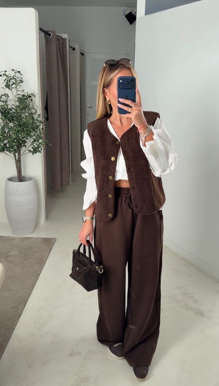Jogging large marron — vue alternative