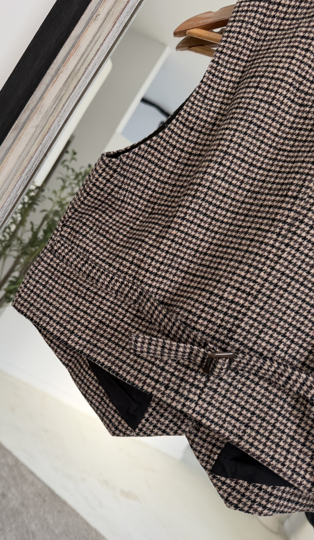 Gilet habillé sans manches à carreaux — vue 3