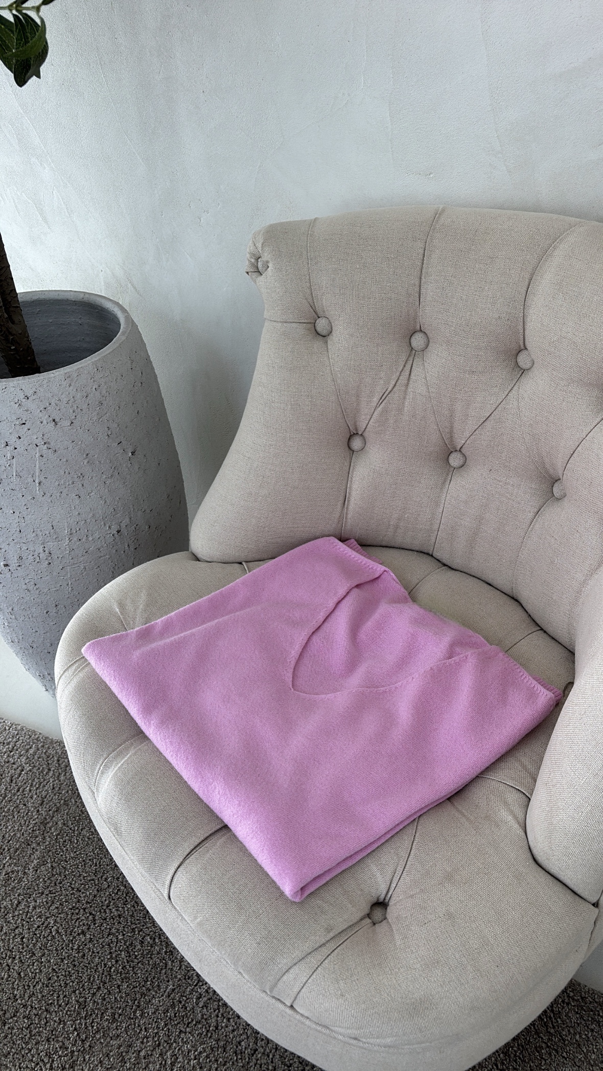 Pulls col V toucher cachemire — vue 12