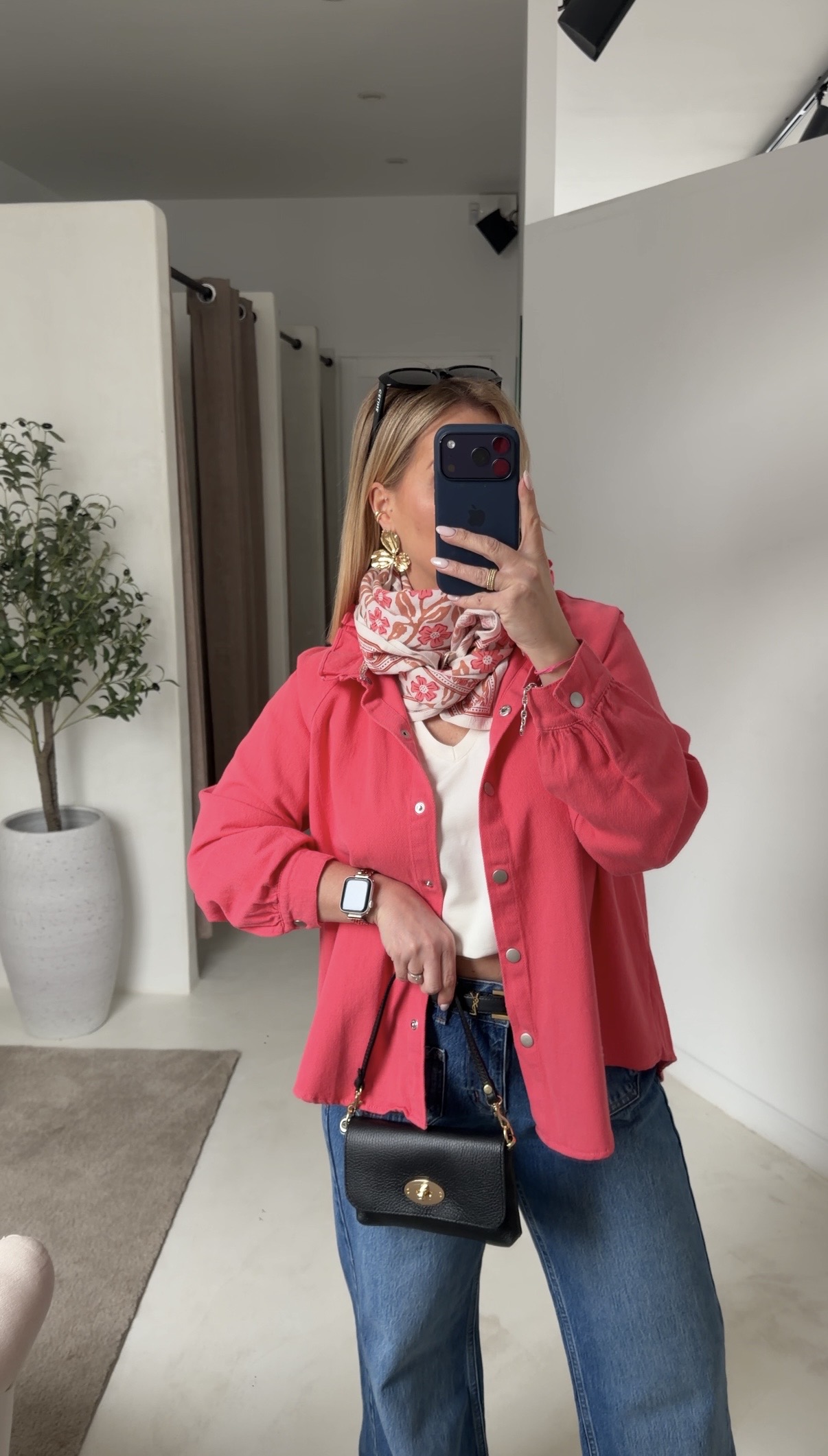 Surechemise framboise — vue 2