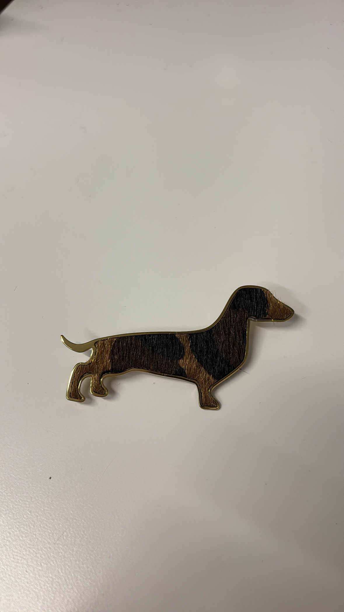 Broches texturées léopard — vue 4