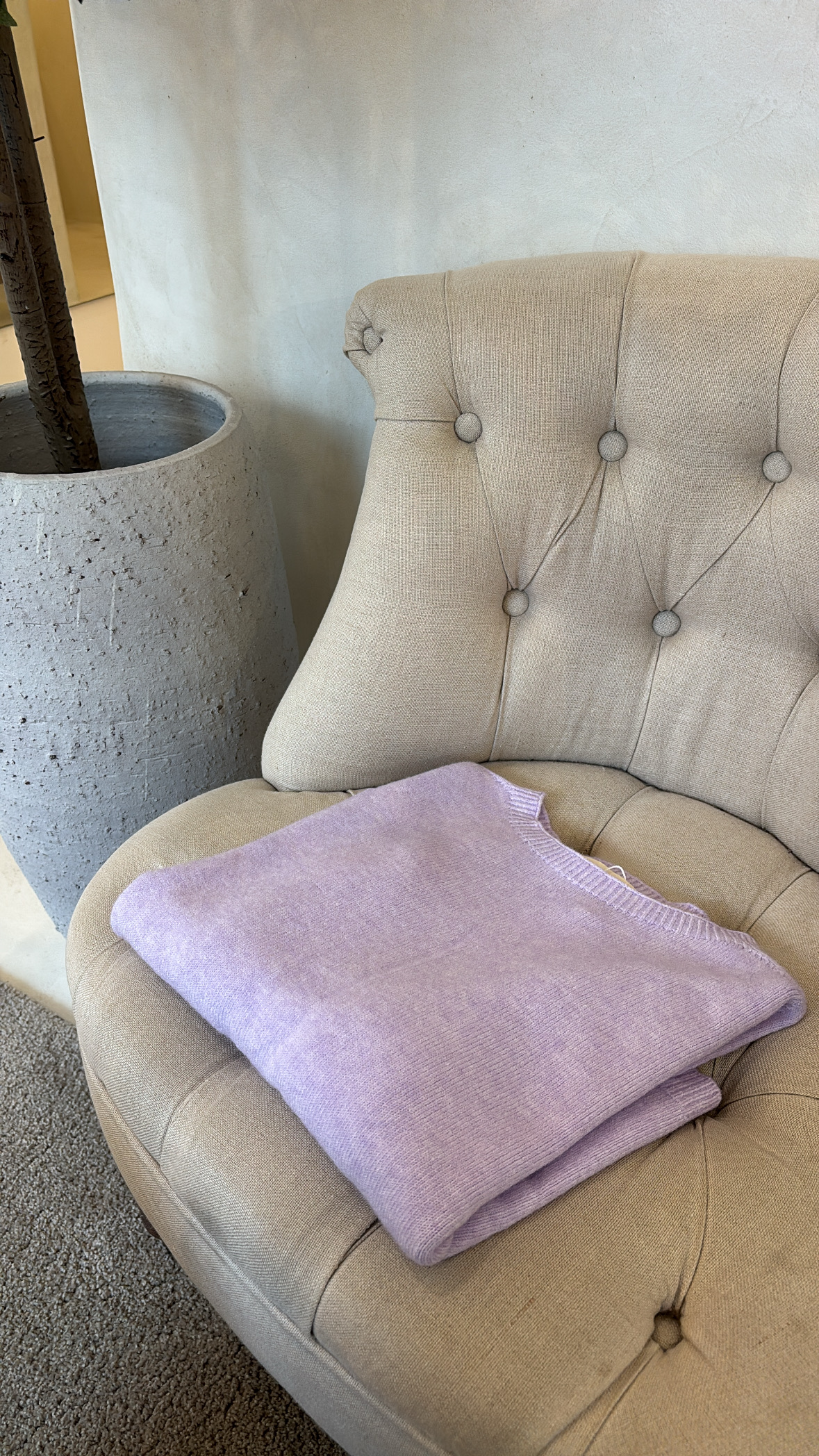 Pulls col rond toucher cachemire ( plusieurs coloris) — vue 9