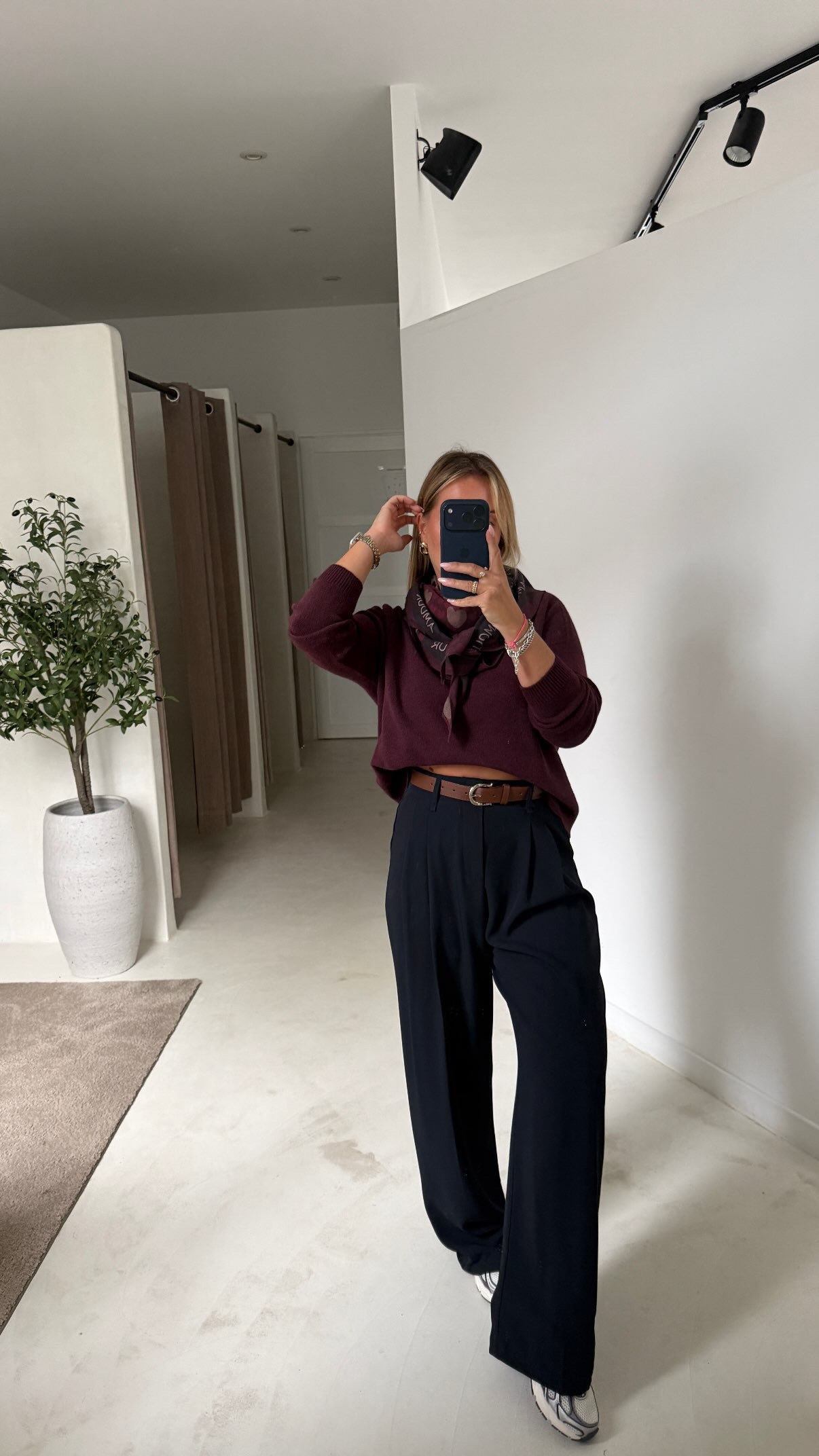 Pull col rond toucher cachemire — vue 12