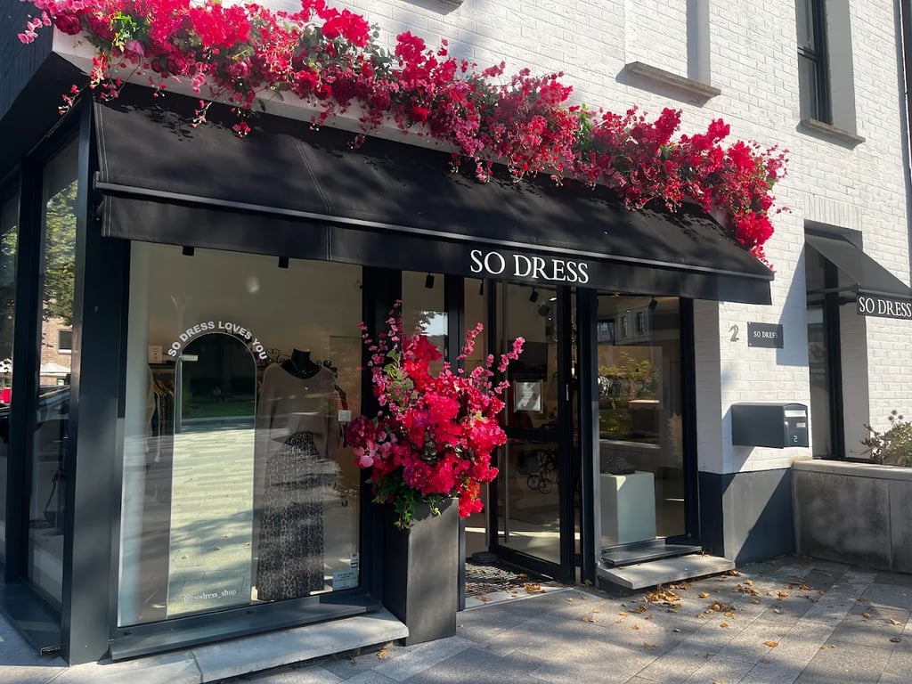 Façade de la boutique Sodress, 2 rue du Bosquiel à Bondues