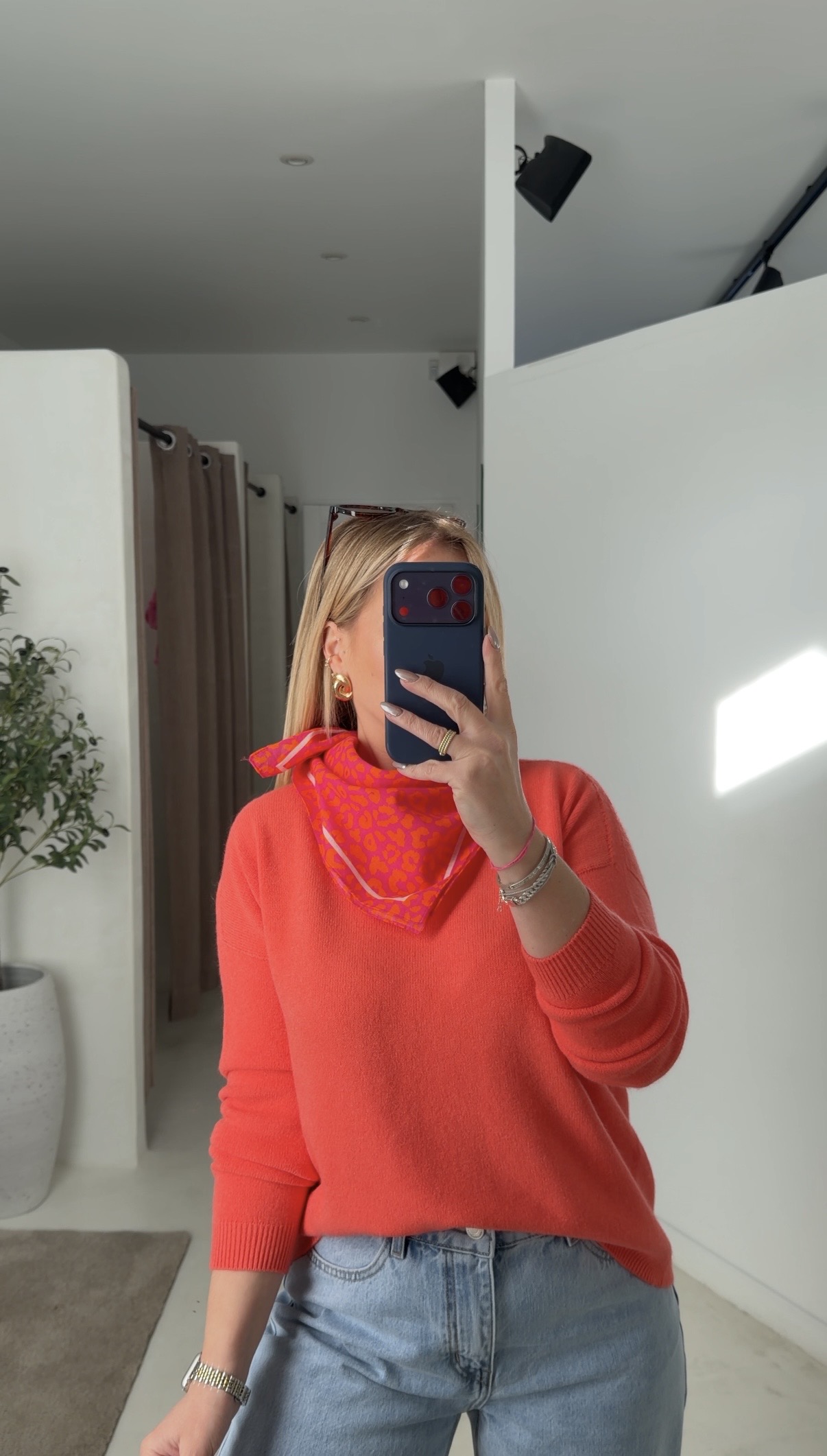 Pulls col rond toucher cachemire ( plusieurs coloris) — vue 6