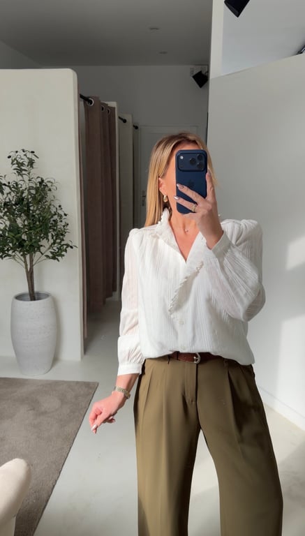 Chemisier col montant - Blouses & Chemisiers | Sodress - Vue alternative