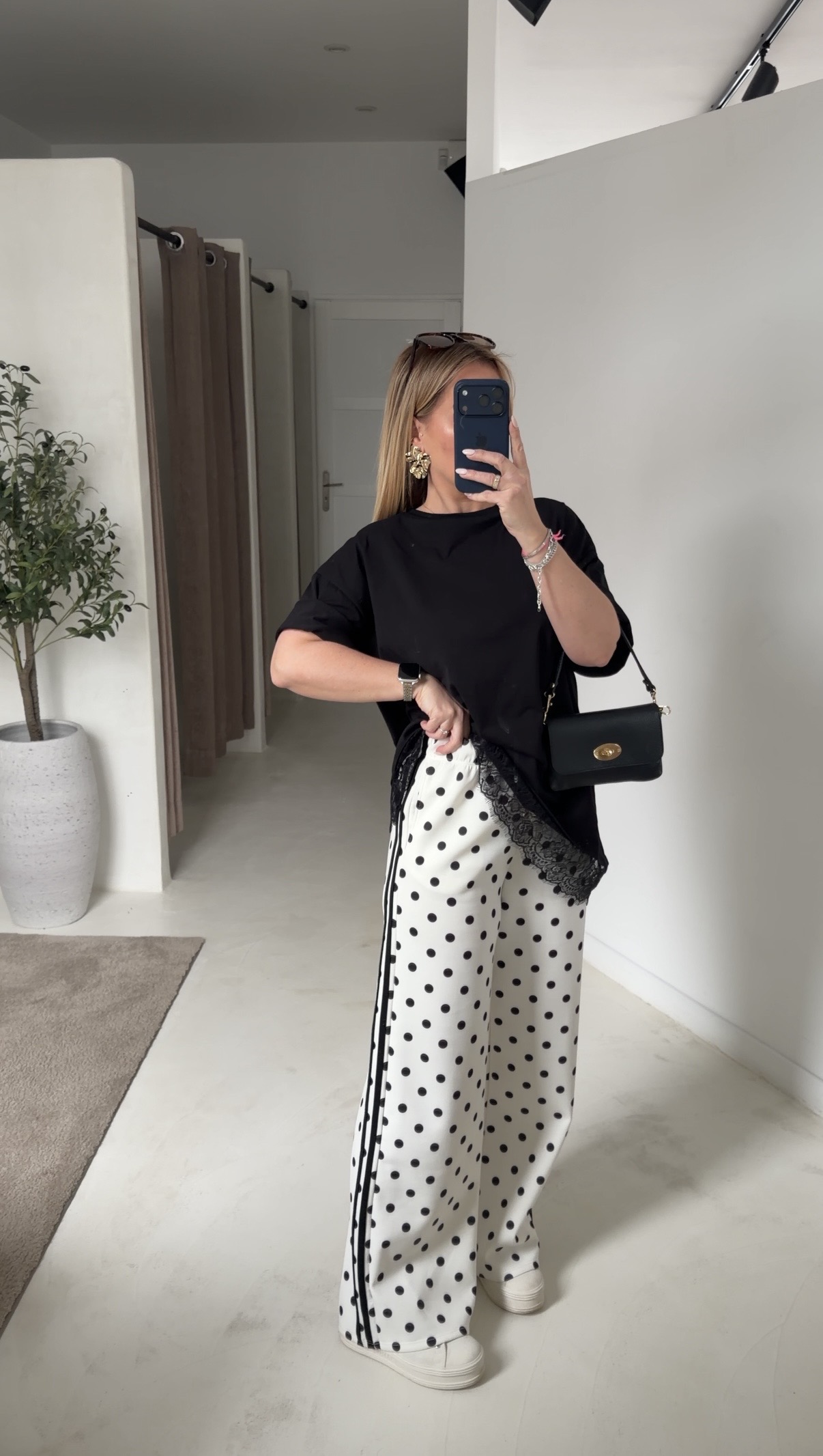 Pantalon de jogging à pois — vue 2