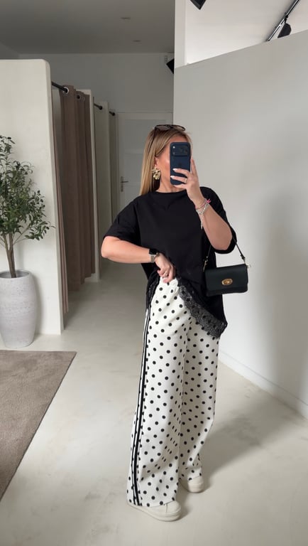 Pantalon de jogging à pois - Pantalons & Jeans | Sodress - Vue alternative