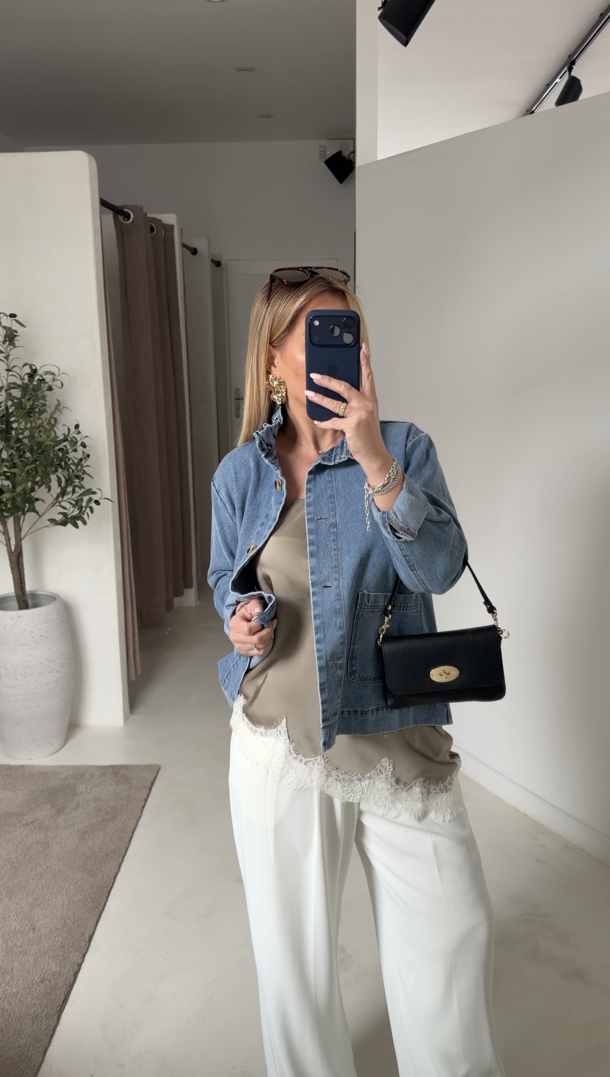 Veste en jean détails poches — vue 2
