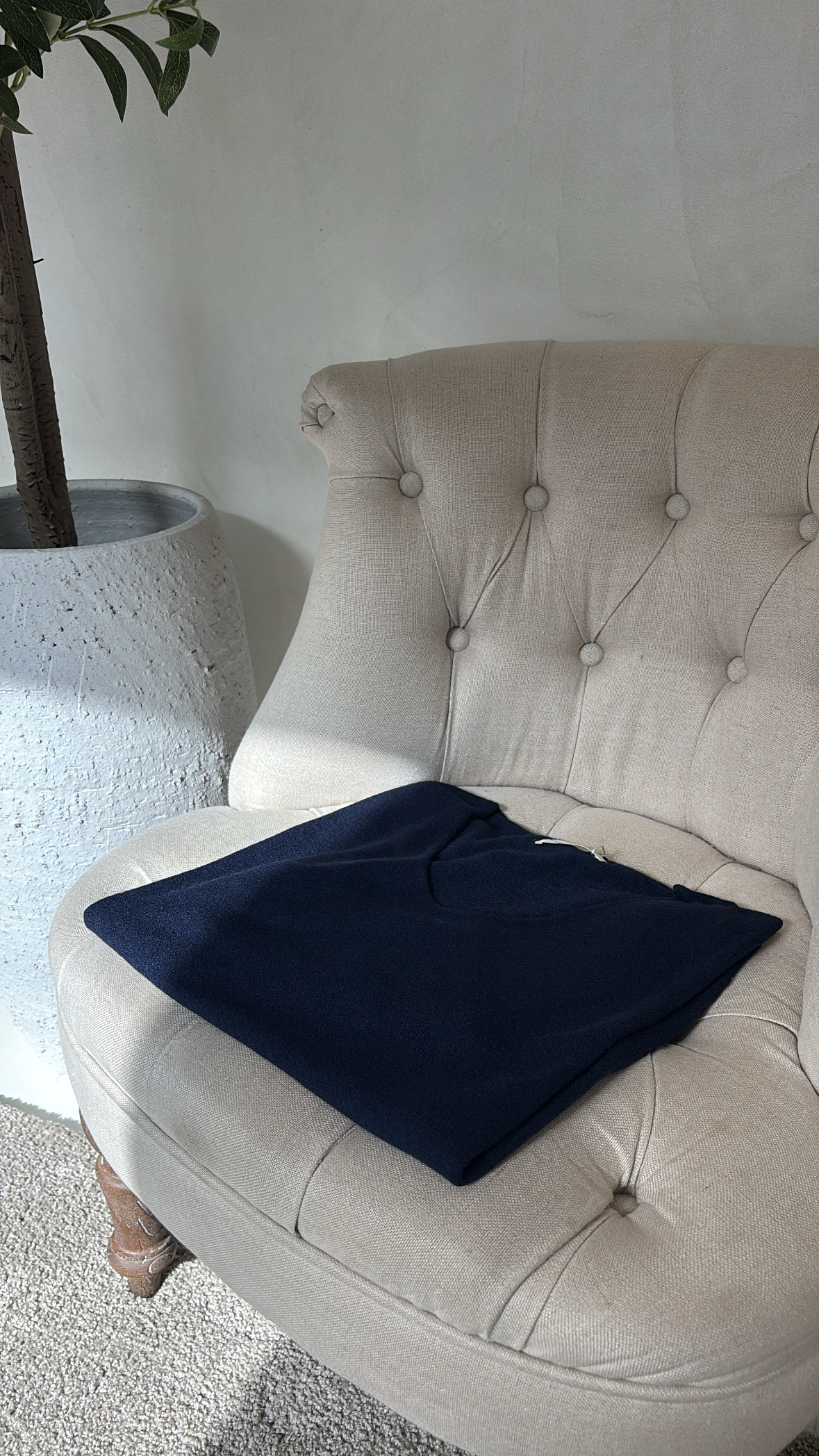 Pulls col V toucher cachemire — vue 4