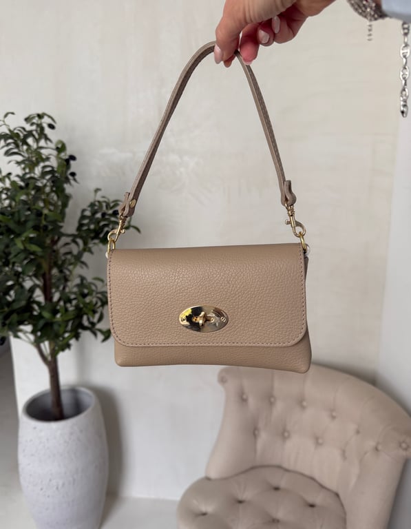 Sac à main beige fermoir doré - Sacs & pochettes | Sodress