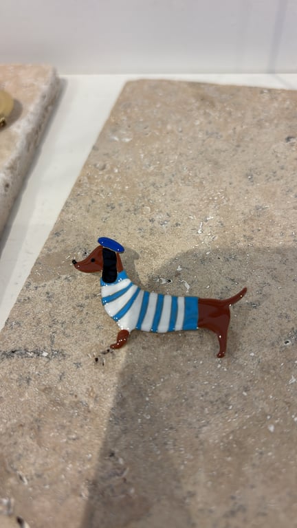 Broches teckel fantaisie - Petits accessoires | Sodress