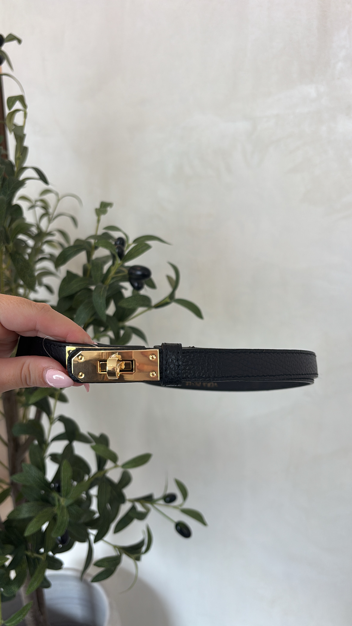 Ceintures style hermès en cuir grainé — vue 6