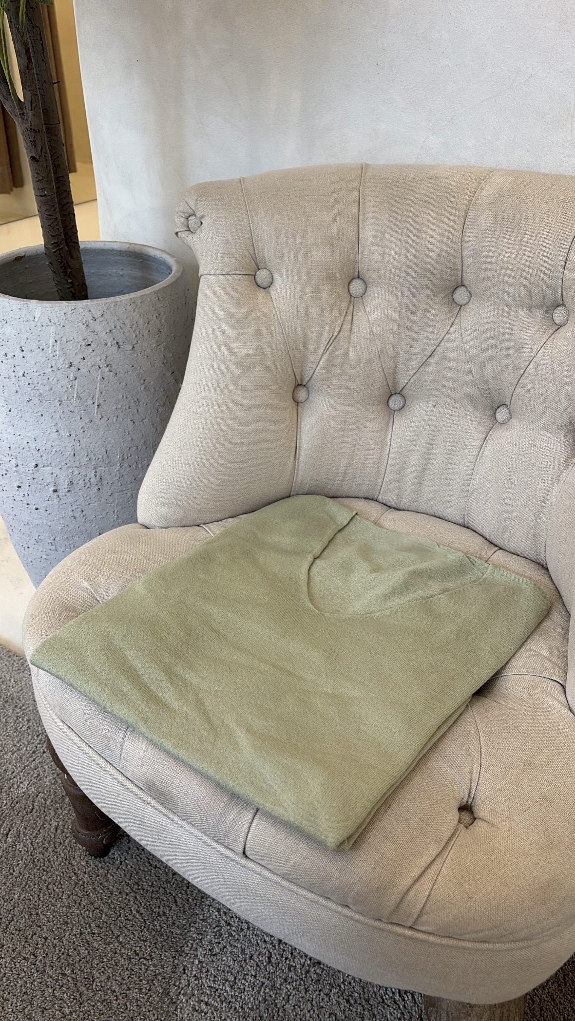 Pulls col V toucher cachemire — vue 15