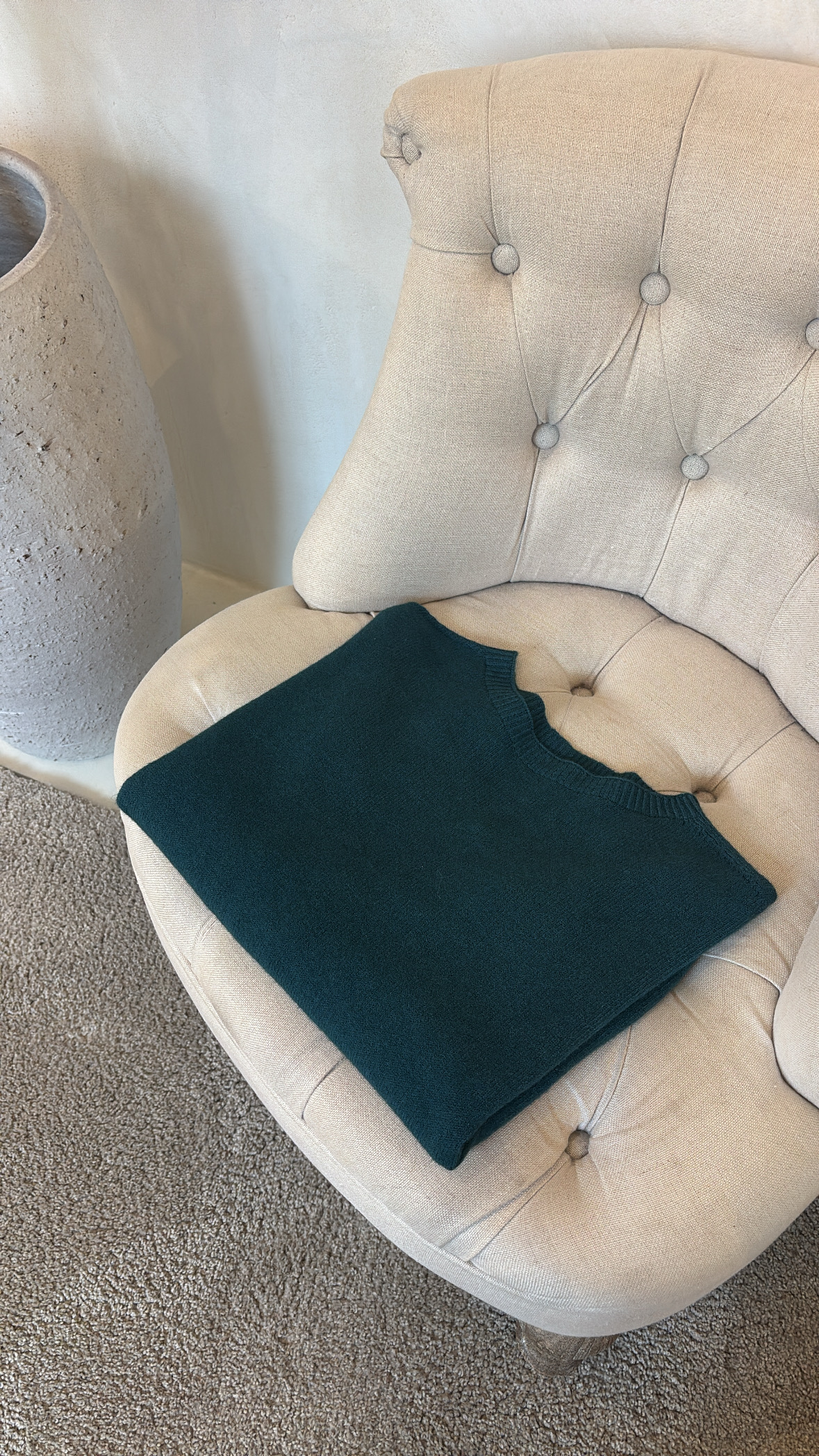 Pull col rond toucher cachemire — vue 15