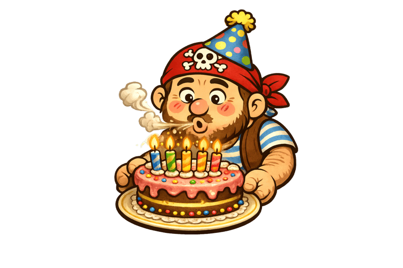 Enfants fetant un anniversaire dans l’univers pirate de Pirates Paradise Lille