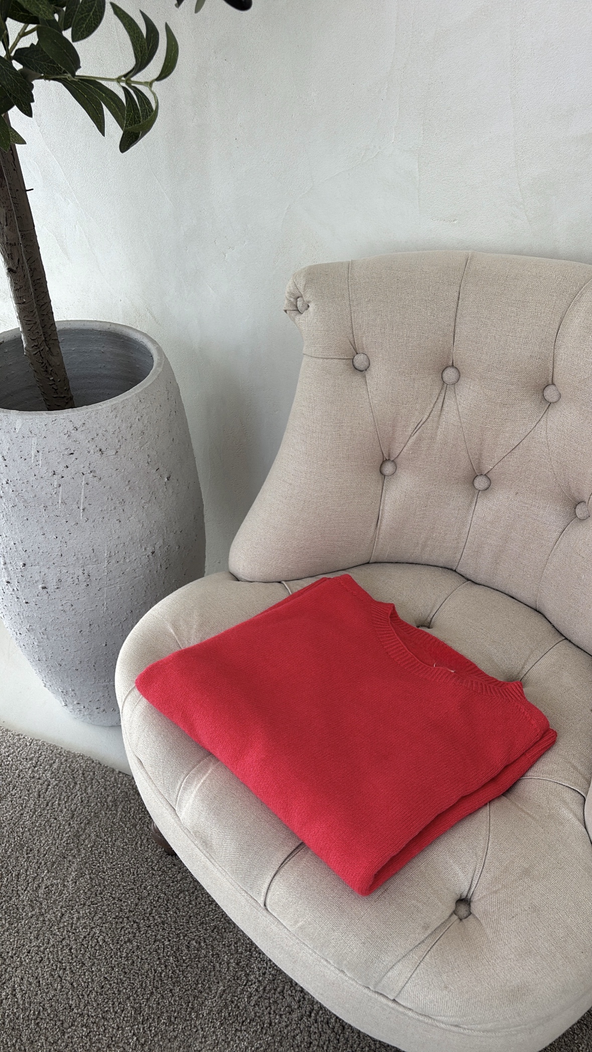 Pulls col rond toucher cachemire ( plusieurs coloris) — vue 14
