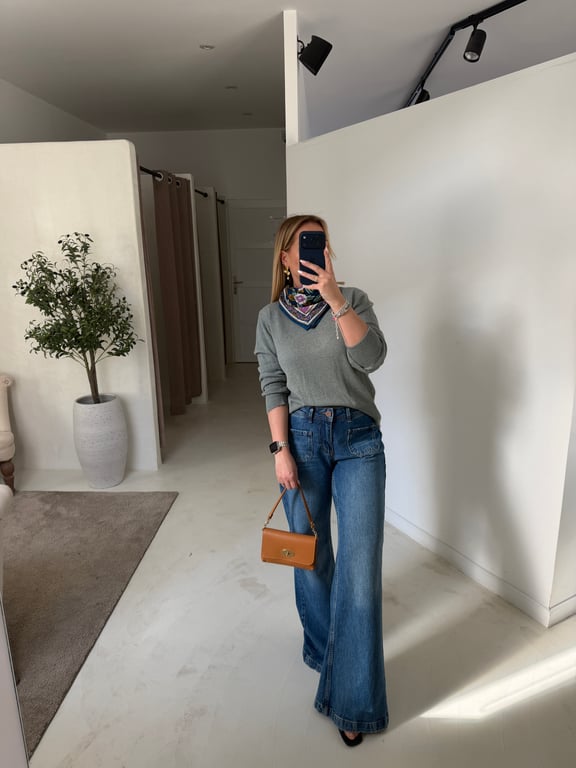 Sac à main camel avec fermoir doré - Sacs & pochettes | Sodress - Vue alternative