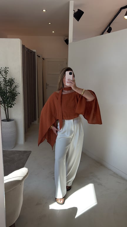 Top court style lin terracotta — vue alternative