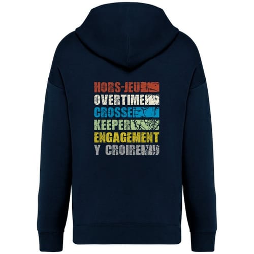 Acrostiche - Sweat à capuche oversize