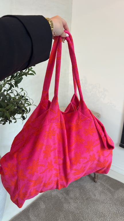 Sac en éponge rose