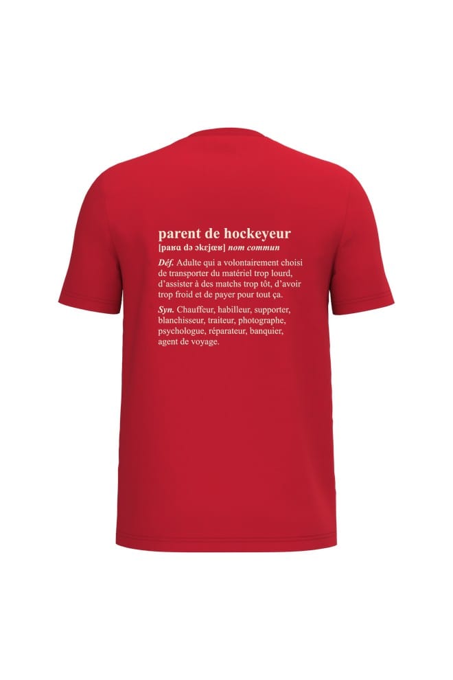 Parent de hockeyeur - T-shirt unisexe, vue 3