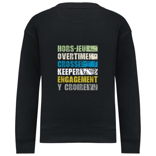Acrostiche - Sweat col rond enfant