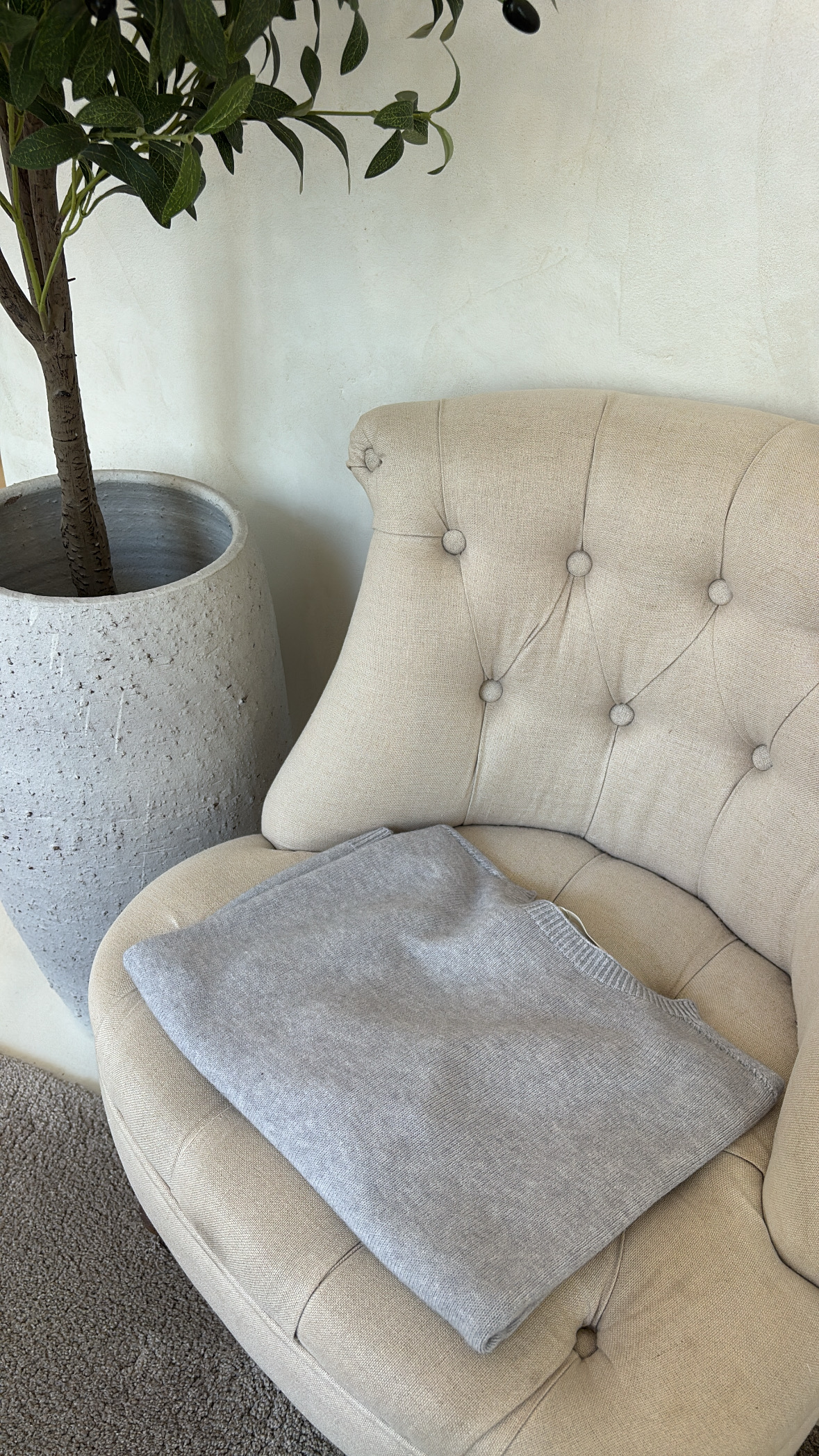 Pulls col rond toucher cachemire ( plusieurs coloris) — vue 20