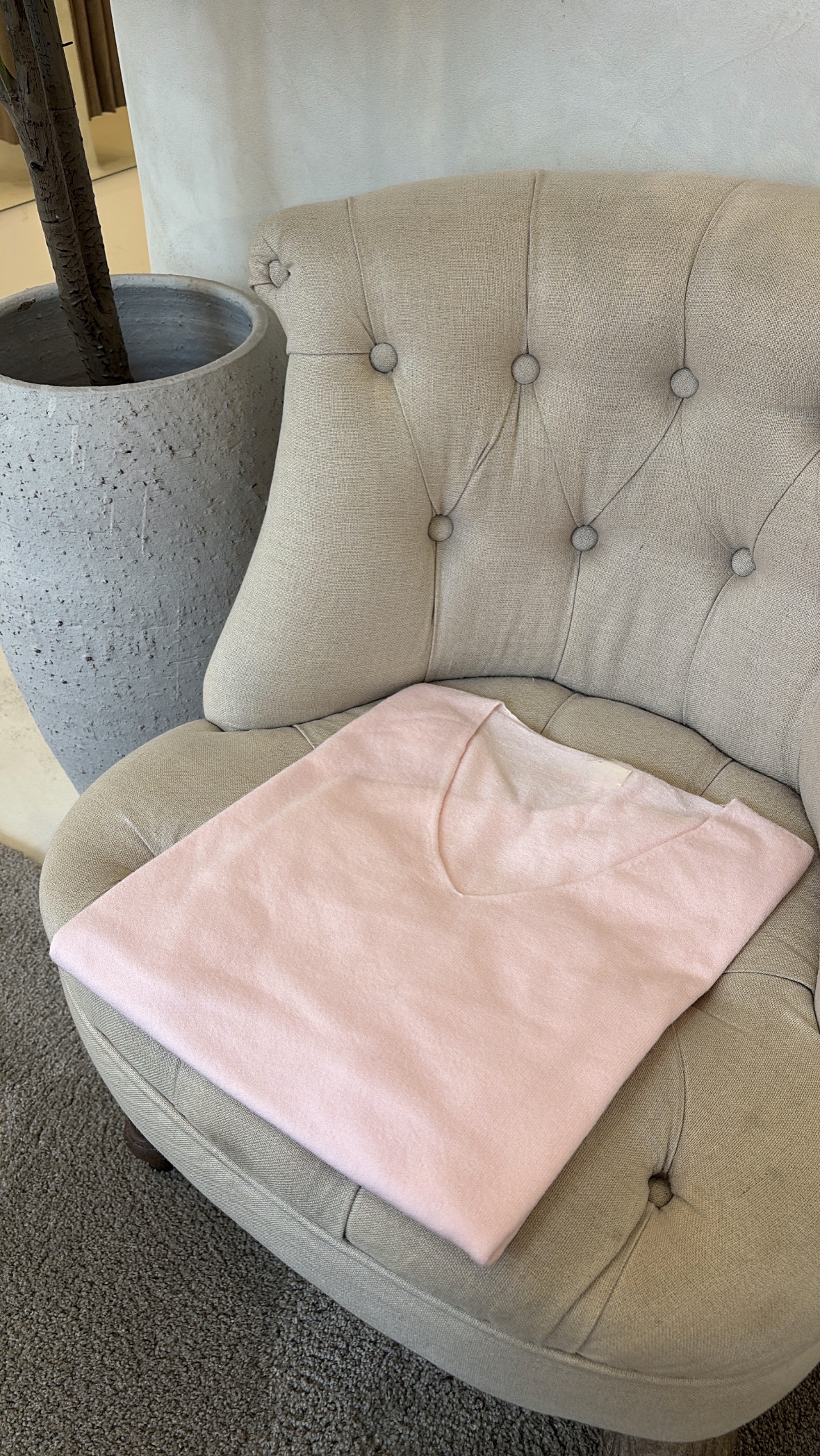 Pulls col V toucher cachemire — vue 13