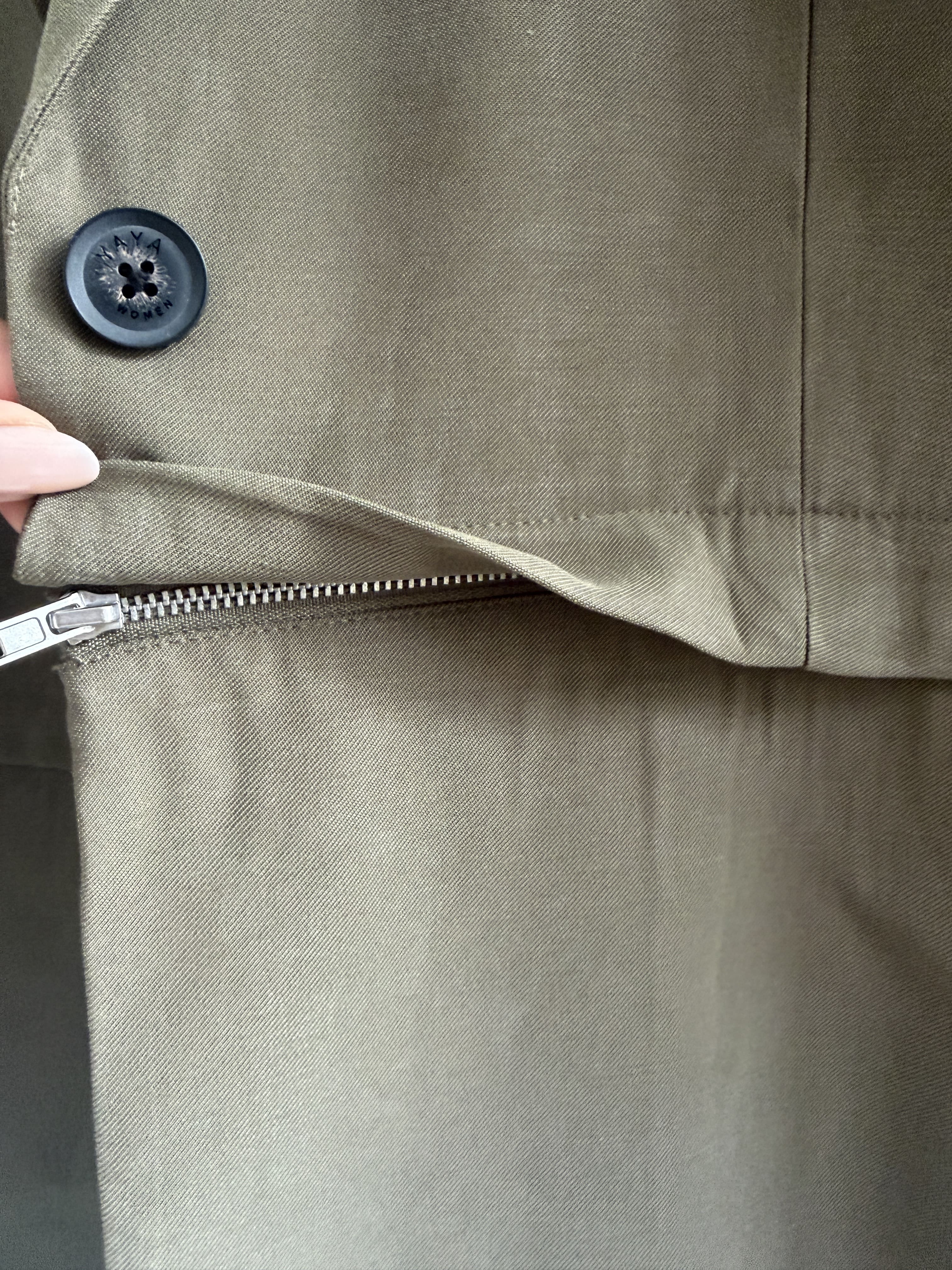 Blazer / Blouse manches courtes kaki — vue 5
