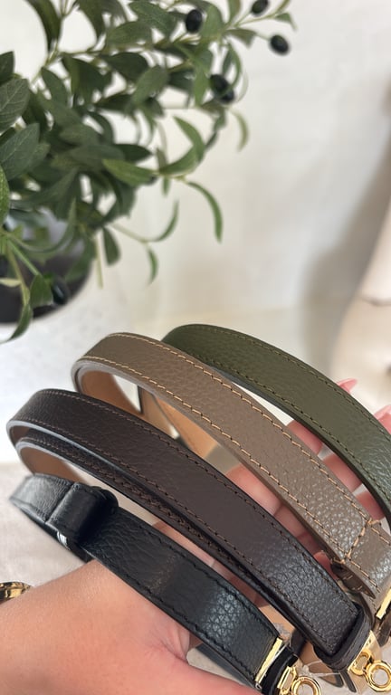 Ceintures style hermès en cuir grainé — vue alternative