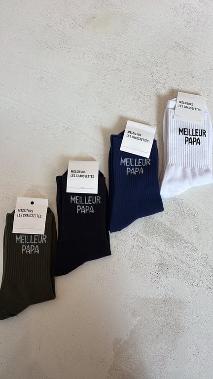 Chaussettes Hommes « Meilleur Papa » - Accessoires | Sodress
