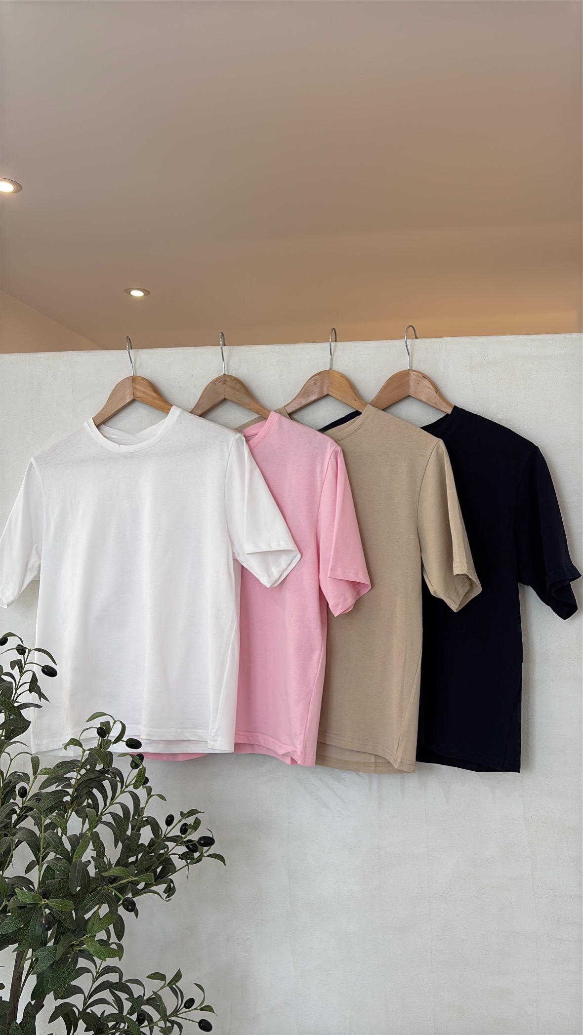 T-shirts simples en coton