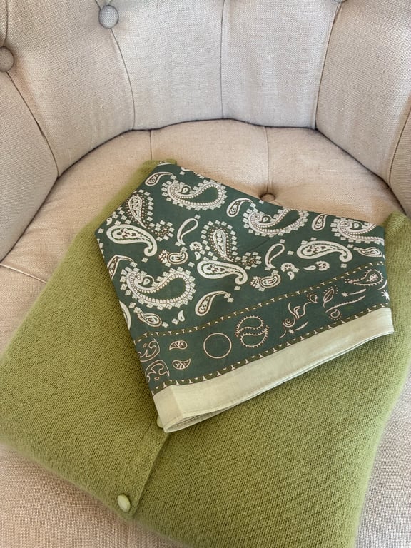 Petit foulard bandana vert - Echarpes & Foulars | Sodress