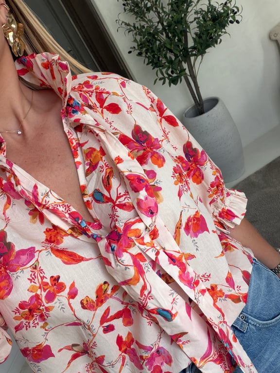 Blouse à motifs colorés — vue alternative