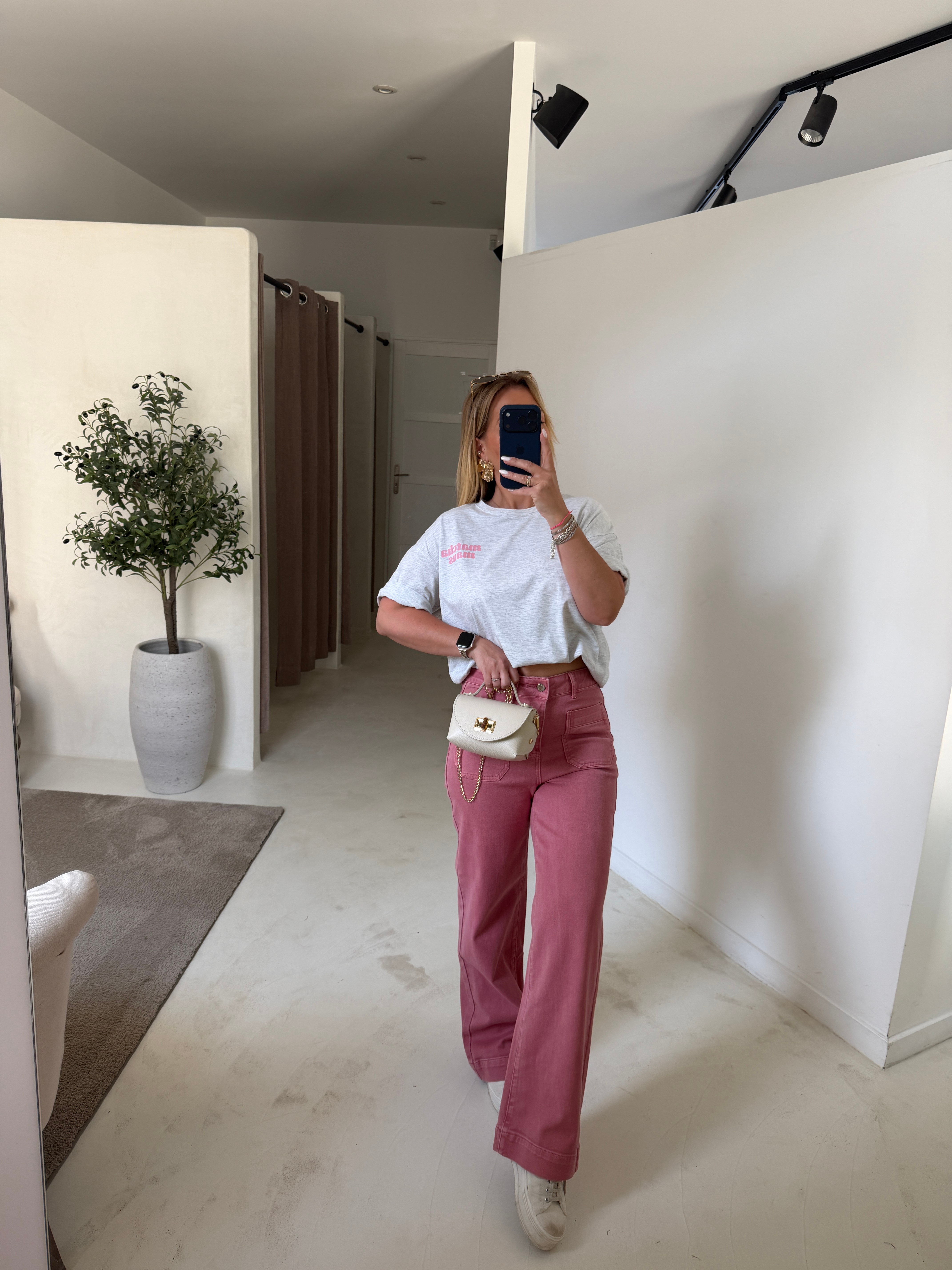 T-shirt gris Matcha — vue 2