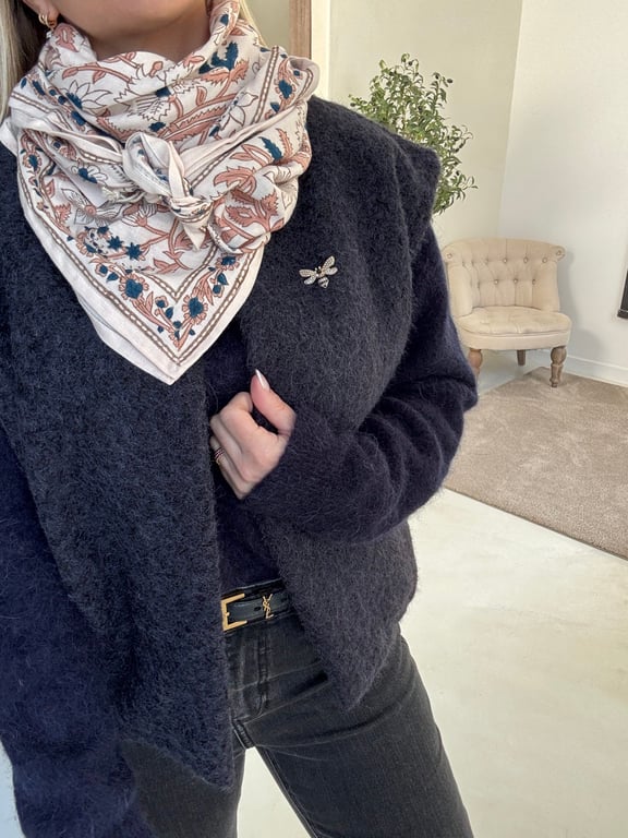 Grand foulard à motifs So Family