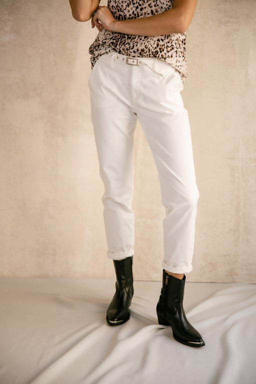 Pantalon chino blanc