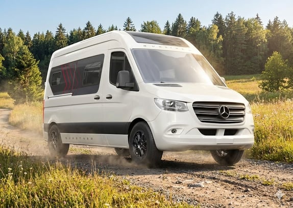 van-4x4-buerstner-habiton-2025-white-on-road