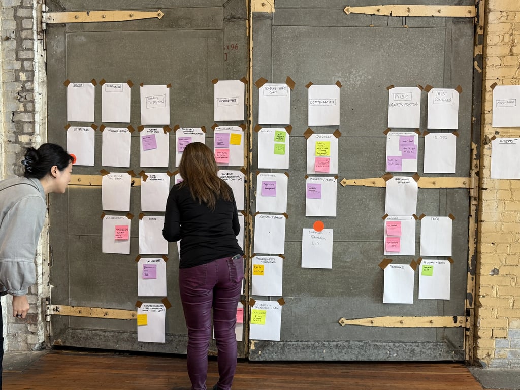 Images from the Near Future Laboratory workshop 'Futures of Work'