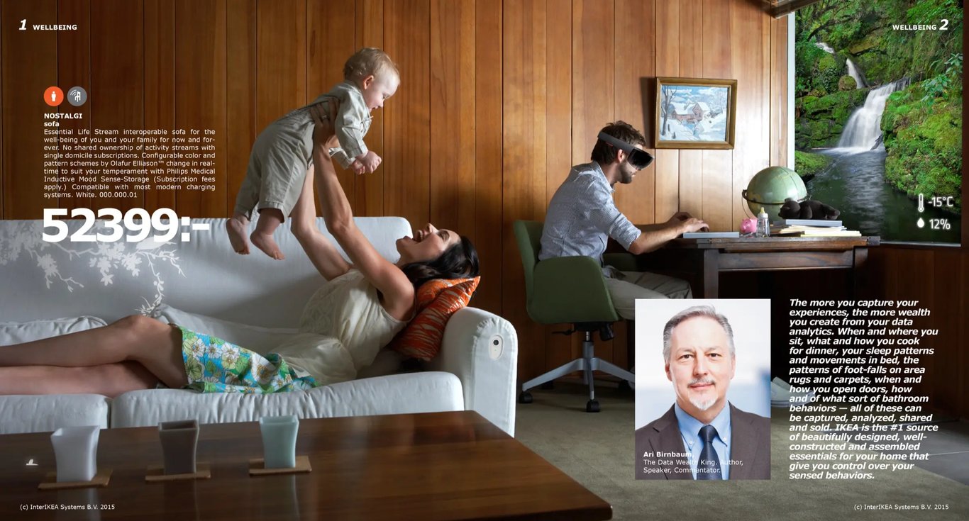 A photo from the Design Fiction project An IKEA Catalog from a Near Future by Julian Bleecker