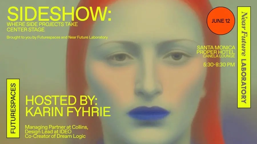 Sideshow event poster showing an AI generated image