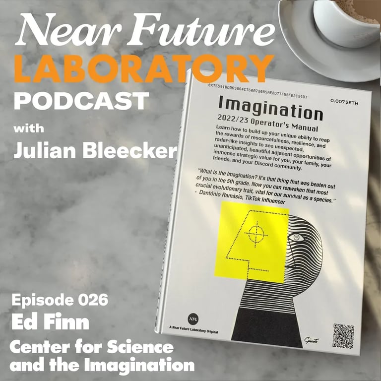 Near Future Laboratory Podcast Season {podcast.data.season} Episode {podcast.data.episode} titled {frontmatter.title}